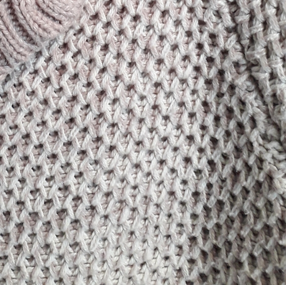 Cleo Petites Beige Cowl Neck Knit Sweater - Picture 6 of 6